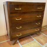vintage dresser at 4. 1960s compass foot drawers