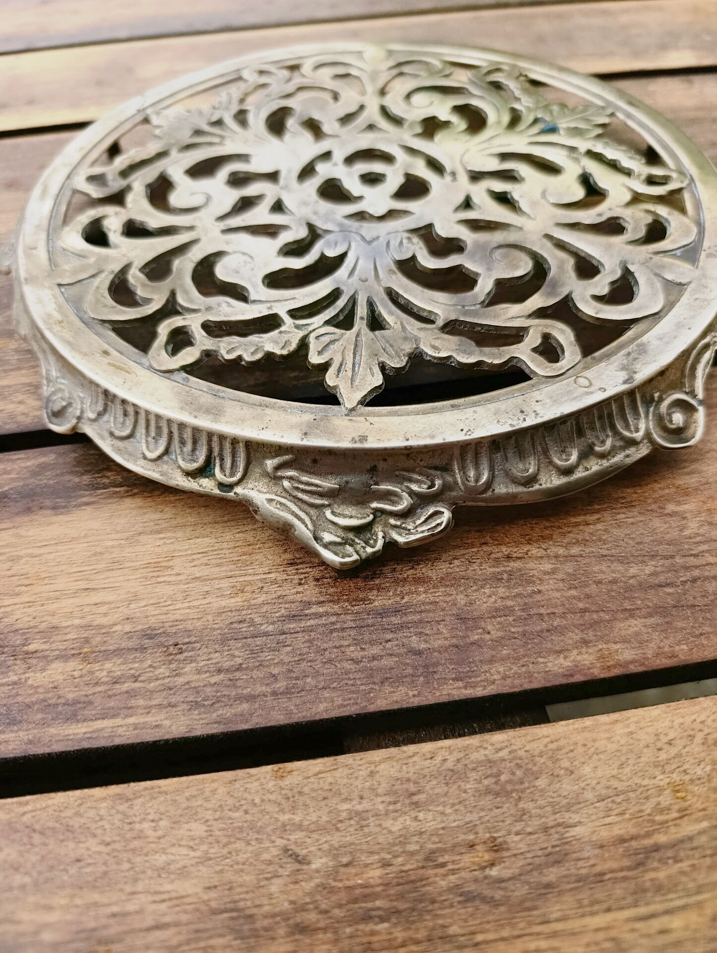 Brass trivet