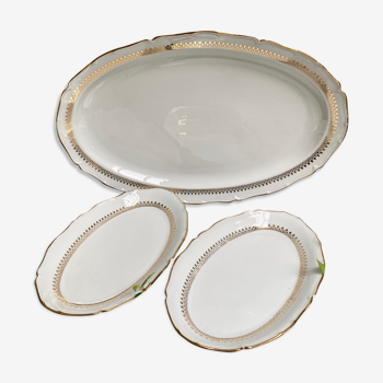 Porcelain dishes from Sologne