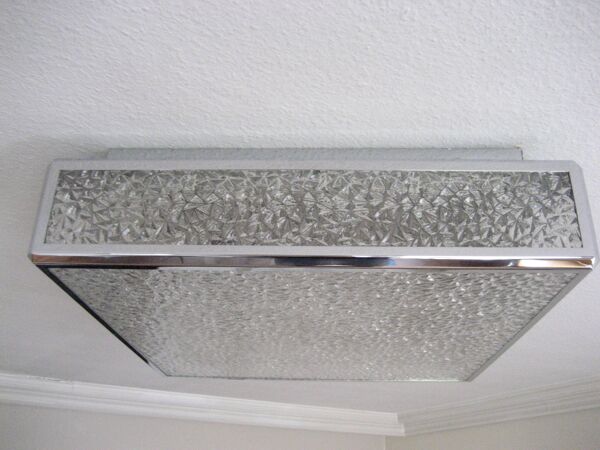 Vintage ceiling lamp, 71 x 71 cm