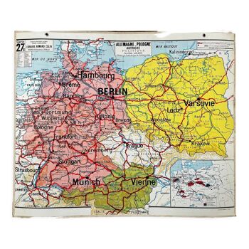 Vidal Lablache School Map of Europe