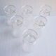 6 Old Luminarc Transparent Digestive Glasses