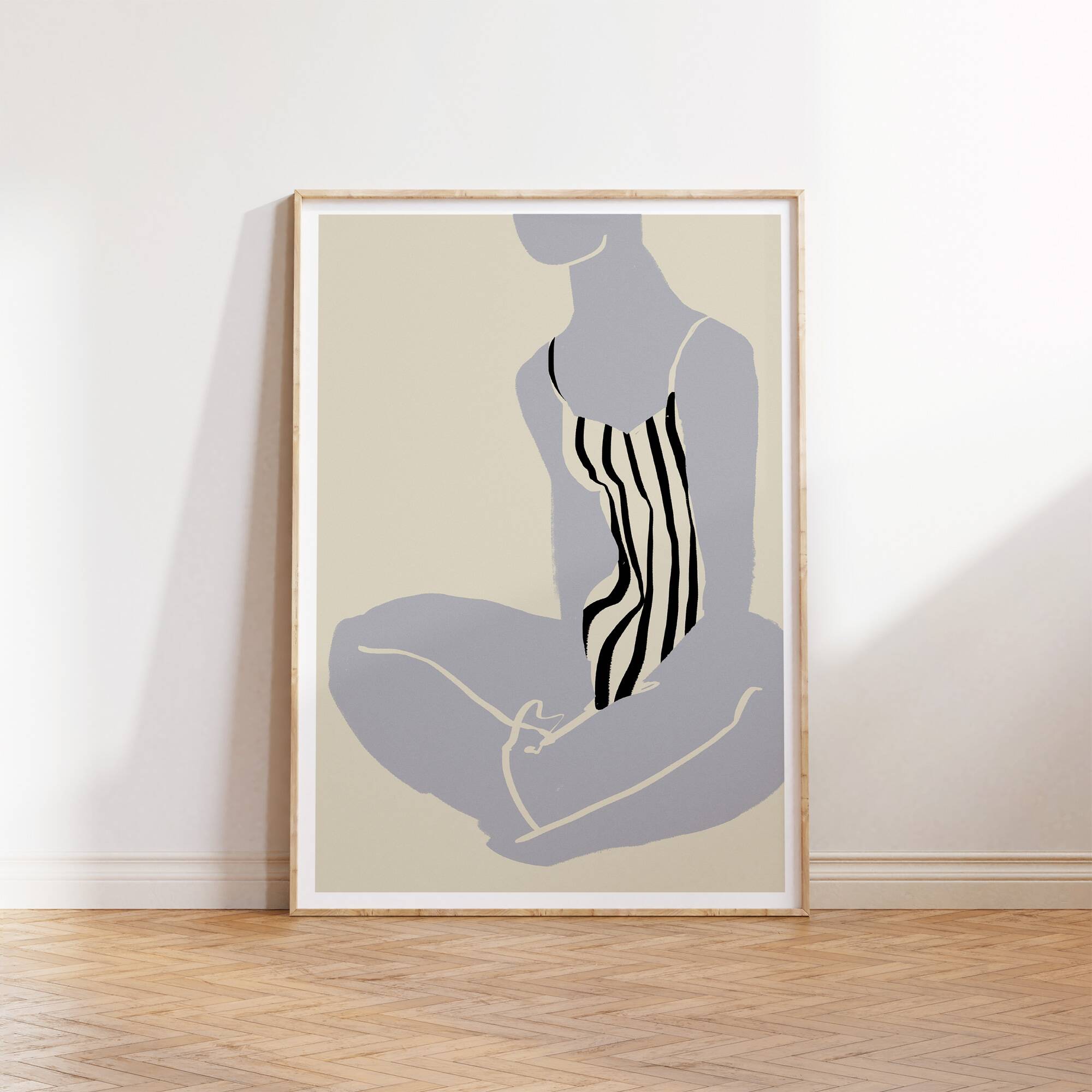 Female figure giclee art print, 50x70cm