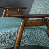 Pair of Jaroslav Smidek chairs model 6950, Vintage Czech 1960s