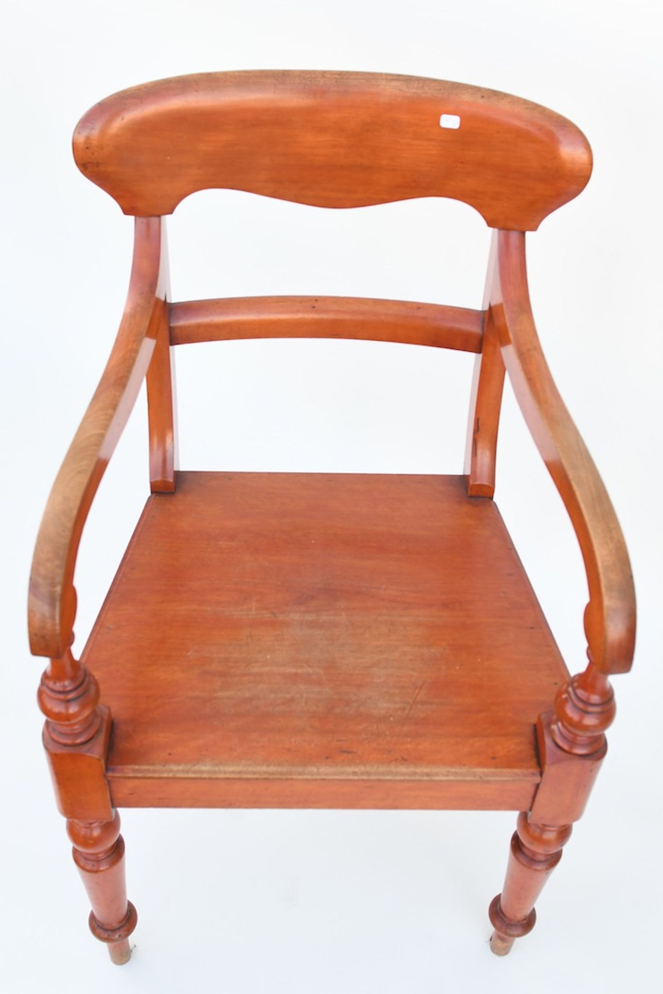 Series of 5 chairs and an English-style armchair
