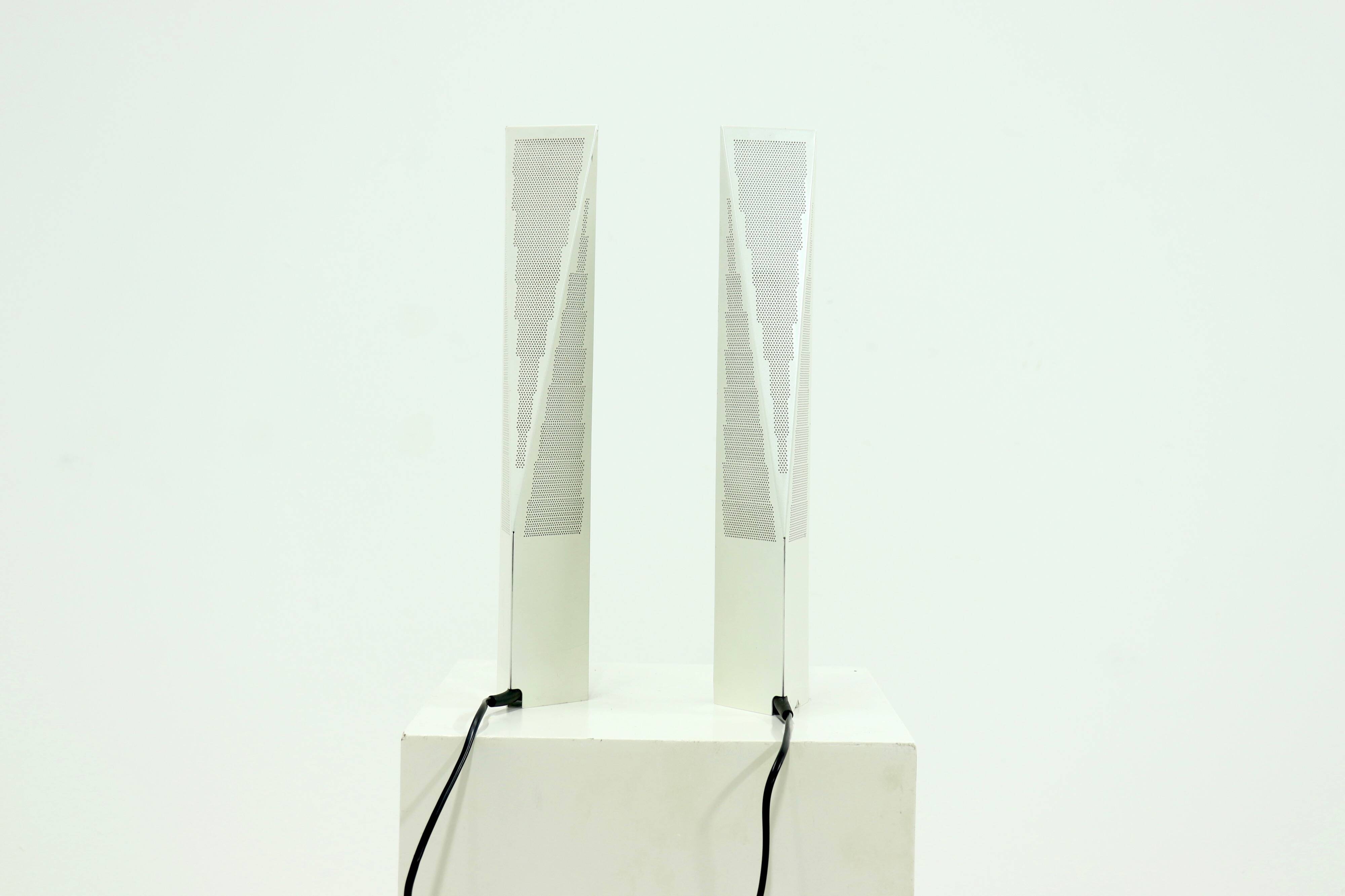 Paire de lampes Bishop par Mart van Schijndel pour Martech, 1981