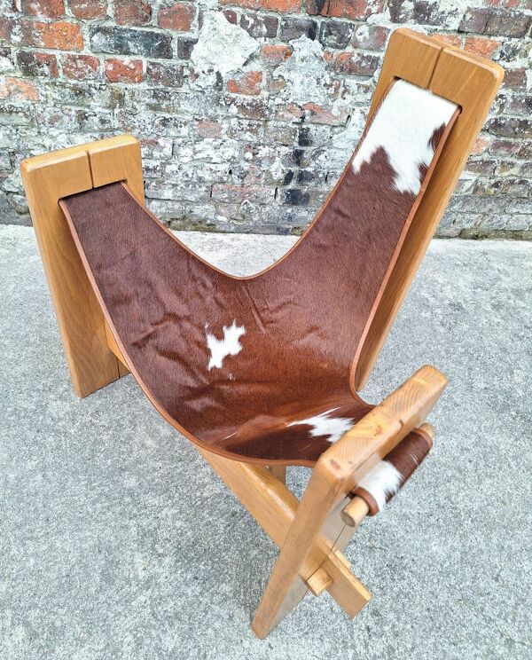 Fauteuil tripode vintage, siège design