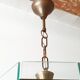 Brass lantern glass 1950