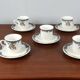 5 tasses à café, Vieux salins modèle Chevreuse
