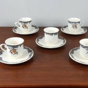 5 coffee cups, Vieux Salins Chevreuse model