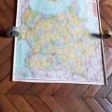 Affiche plastifiée France routière départementale