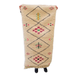 Berber wool carpet colorful pattern 78x154 cm