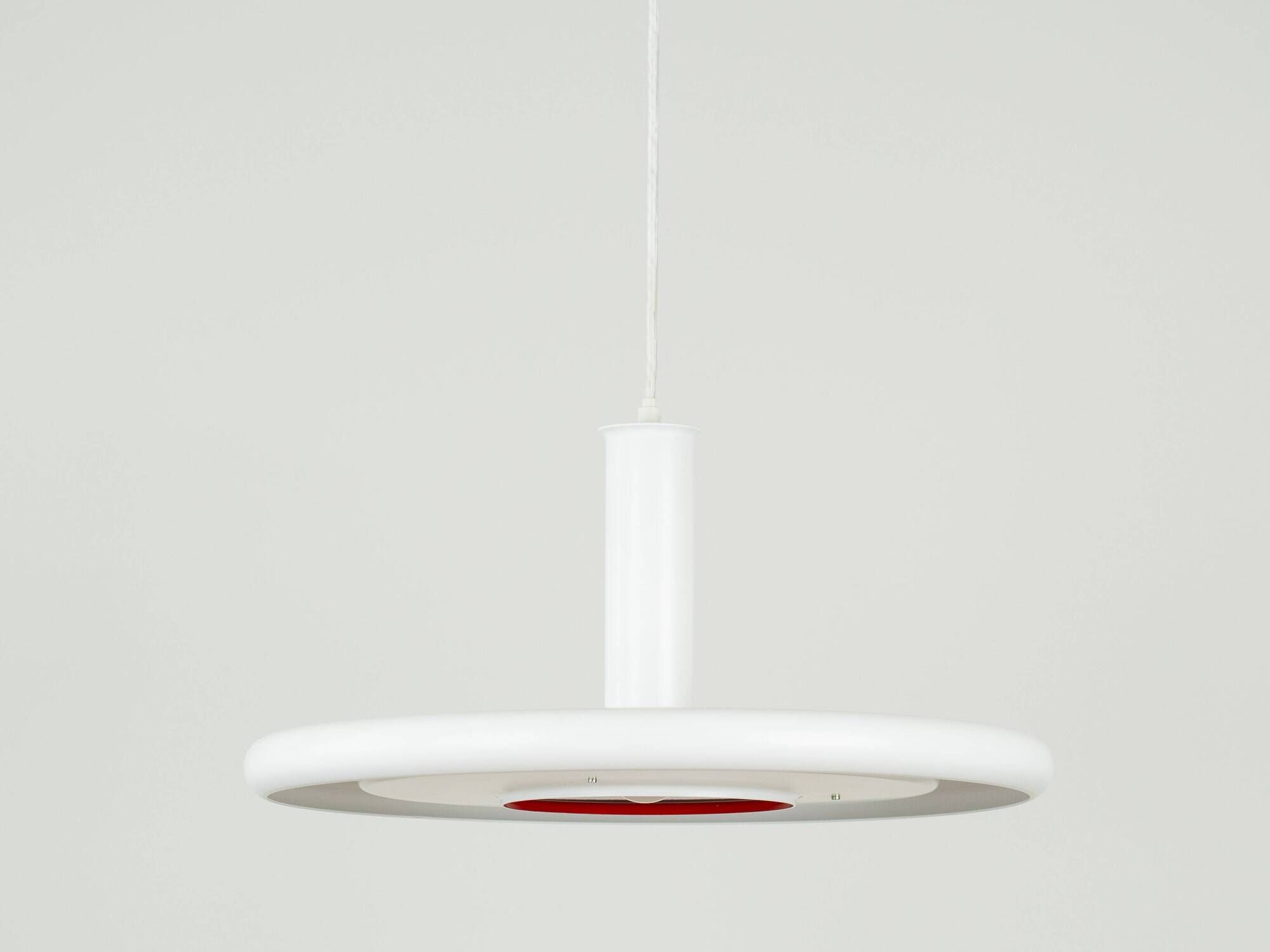 Danish vintage pendant lamp Optima by Hans Due, Fog og Morup, 1973