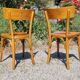 Paire de chaises bistrot années 60