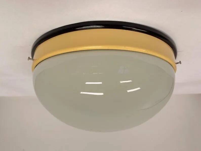 Bakelite Bauhaus ceiling light or Flush Mount, wall lamp - 1940s