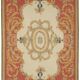 Handmade European Vintage Aubusson Kilim 298 cm x 431 cm