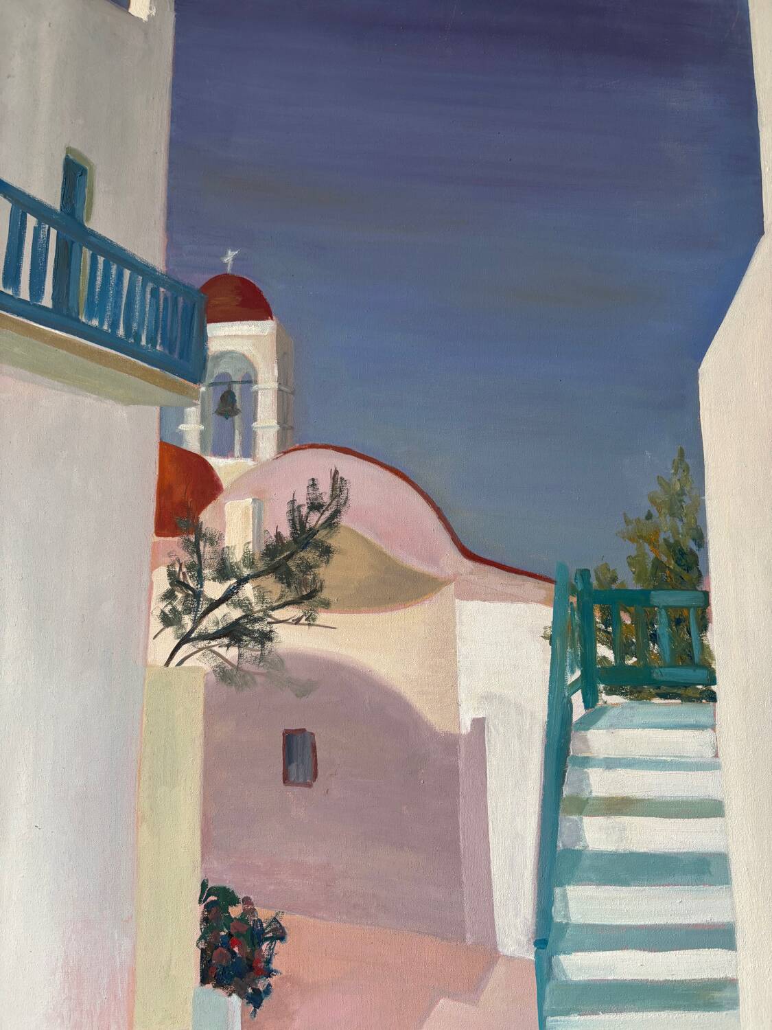 The church of Mikonos from 1985