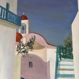 The church of Mikonos from 1985