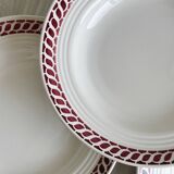 4 St Amand Ondine soup plates