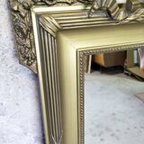 Old gold mirror
