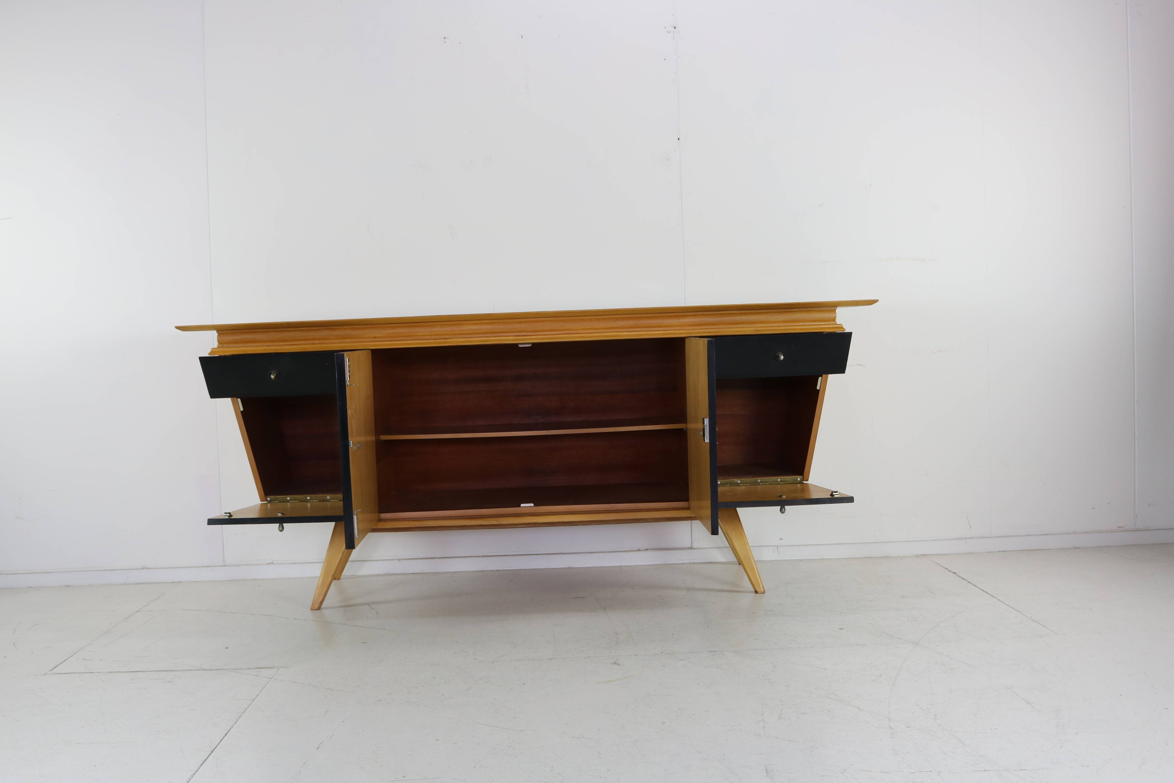 Fifties Dutch design two tone sideboard for Dirks - Van Oers