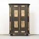 Painted Folk Art Bridal Cupboard 1794