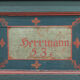 Antique Folk Art Painted bridal chest 1853