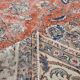 8x12 Persian Red & Blue Floral Persian Rug, Rugs For Living Room, 260x366Cm
