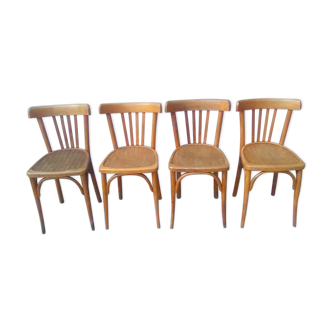 Set of 4  bistro chairs