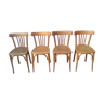 Set of 4  bistro chairs