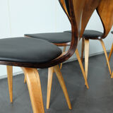 Chairs plywood teak of Norman Cherner, Plycraft, USA, lot 4