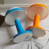 Pair cloud mushroom Skojig lamps by Henrik Preutz for IKEA