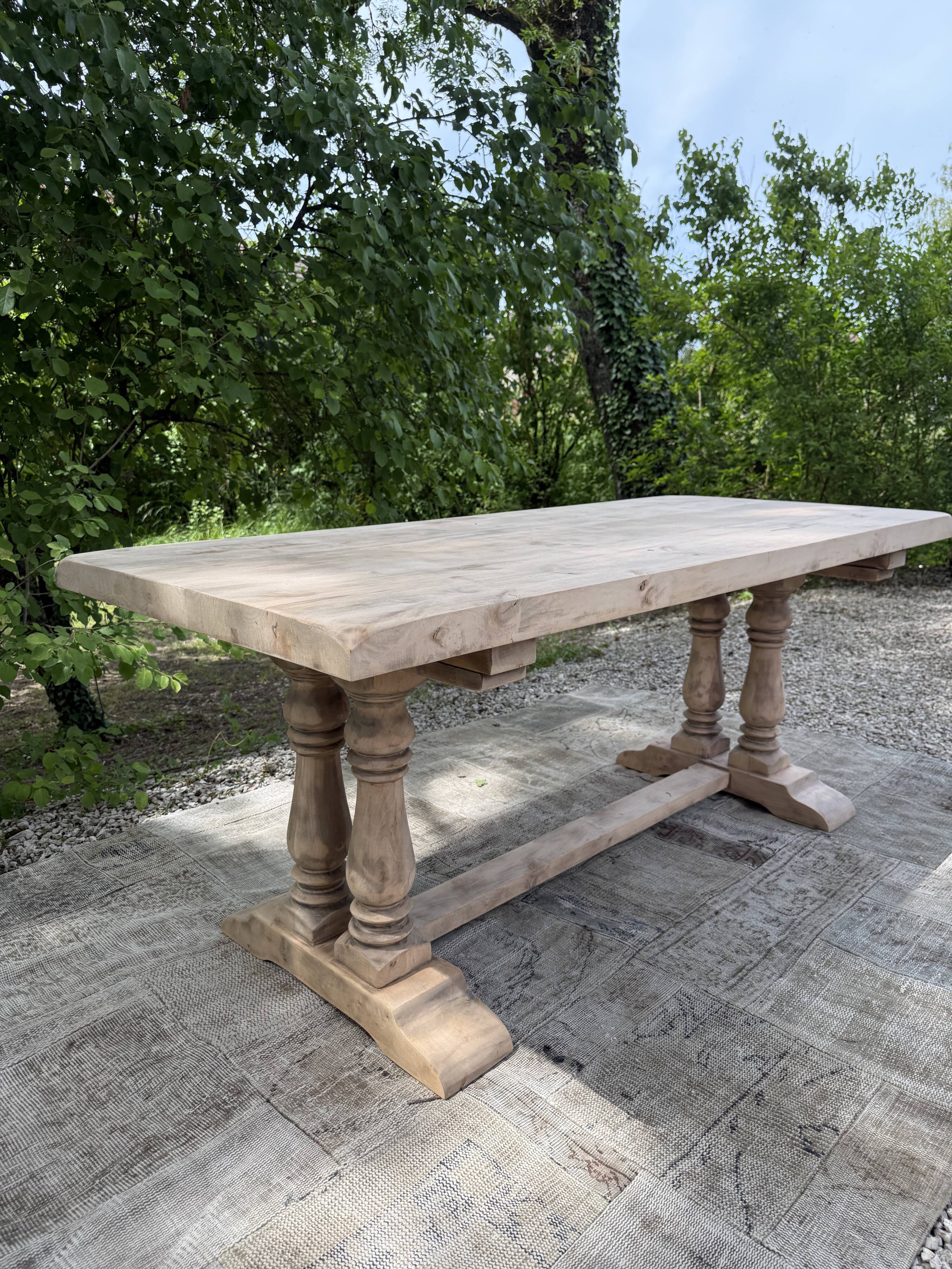 Renovated monastery table