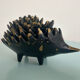 Set of 6 stackable bronze hedgehogs — Walter Bosse, 1920s