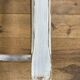 Farmhouse table 6 people white patinated in rectangular solid oak