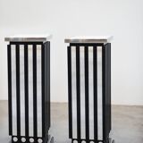 Pair of display cases, set of 2, 1980s