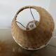 Pair of rattan lamps, 1980s