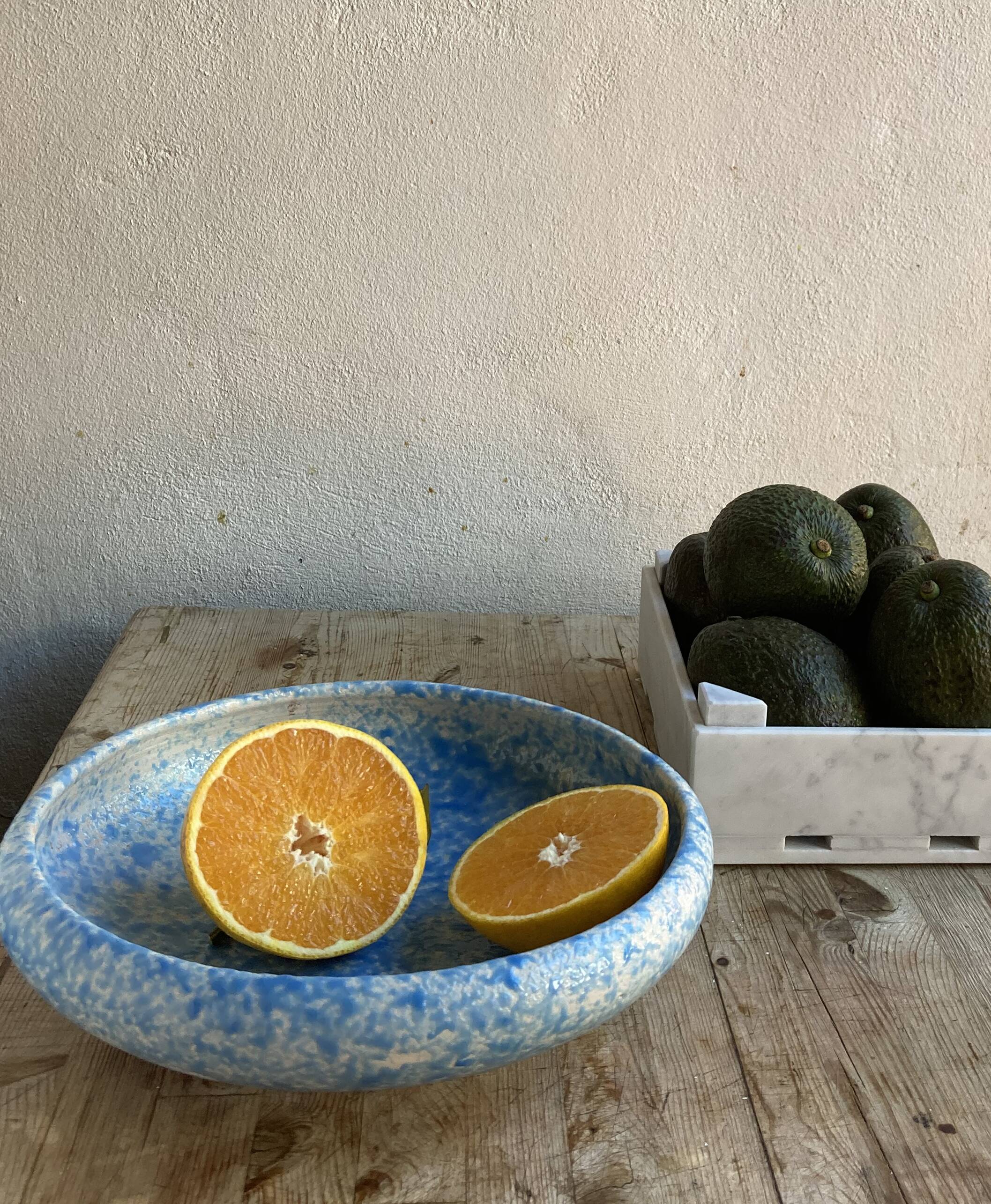 Jerome Massier ceramic fruitbowl Vallauris