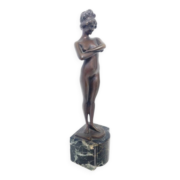 Statuette Art déco en bronze – attribué à Paul Philippe, édition H. Hudès