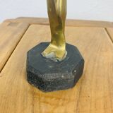 Bronze sculpture African woman