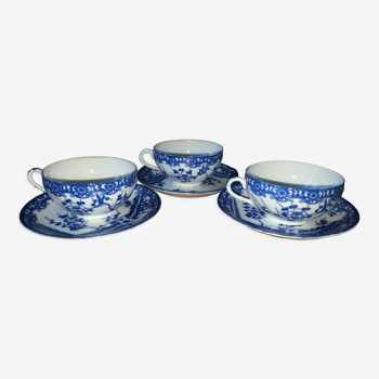 3 tasses à thé Japon ancien