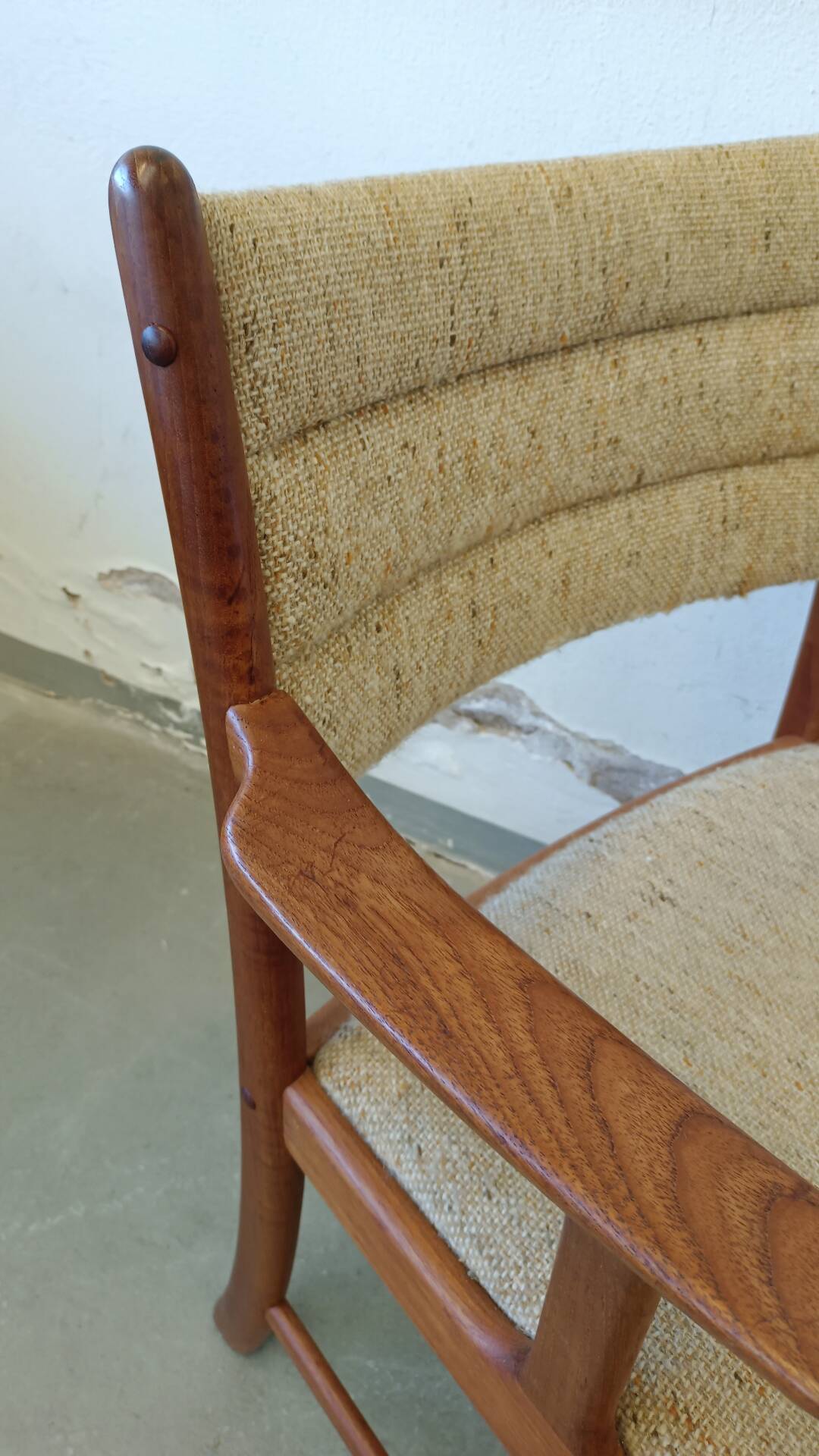 Scandinavian armchair in teak
