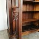 Vitrine en chêne bibliothèque  vers 1900