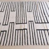Tapis beni ouarin fait main traditionnelle taille 150 x 250 cm