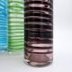 Set of four large spiral vases - Murano glass