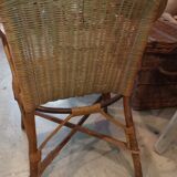 Fauteuils rotin ancien