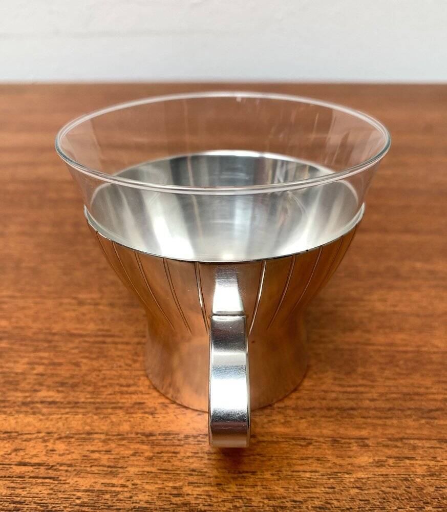 Mid-century German tea glasses by WMF, 1960s, set of 6.