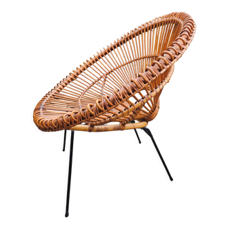 Rattan armchair