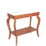 Small wooden console