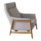 Fauteuil lounge Folke Ohlsson pour Duxello, Suède, années 1950